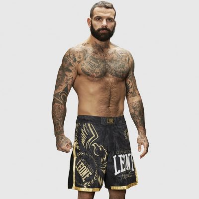 Шорты Leone Legionarivs II MMA Shorts Черный/Золото(Р¤РѕС‚Рѕ 4)