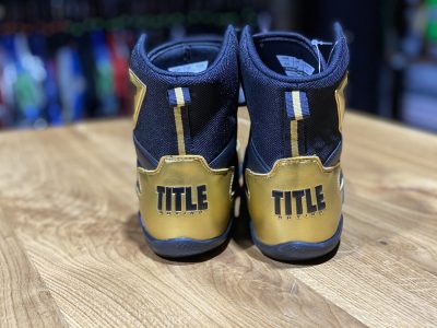 Боксерки TITLE Charged Boxing Shoes Черный/Золото(Р¤РѕС‚Рѕ 10)