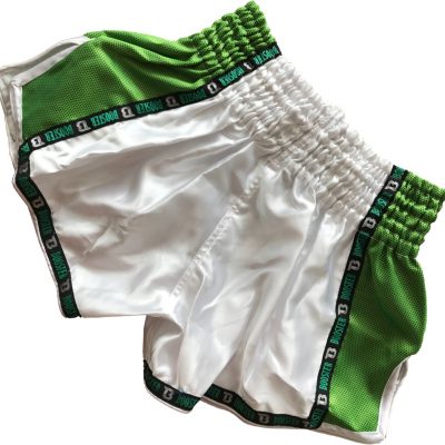 Шорты для Муай-Тай Booster TBT Pro thai shorts Белый/Зеленый(Р¤РѕС‚Рѕ 3)