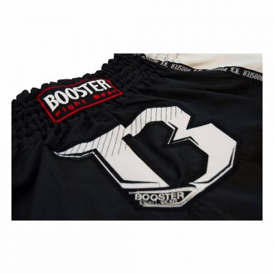 Шорты для тайского бокса Booster TBT PRO Черный/Белый(Р¤РѕС‚Рѕ 6)