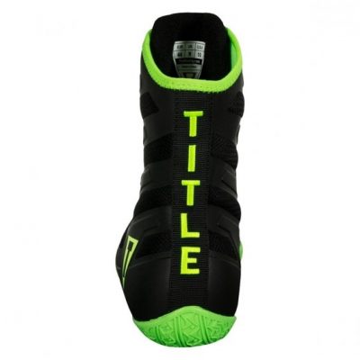 Боксерки TITLE Boxing Total Balance Boxing Shoes Черный/Салатовый(Р¤РѕС‚Рѕ 4)