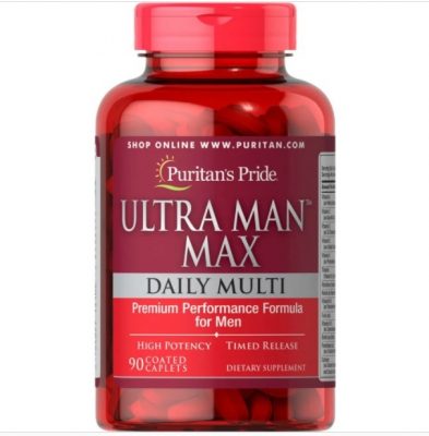 Мультивитаминный комплекс для мужчин Puritan's Pride Ultra Man Max(Р¤РѕС‚Рѕ 1)