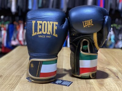 Боксерские перчатки Leone 1947 boxing gloves 'Italy' Black(Р¤РѕС‚Рѕ 4)