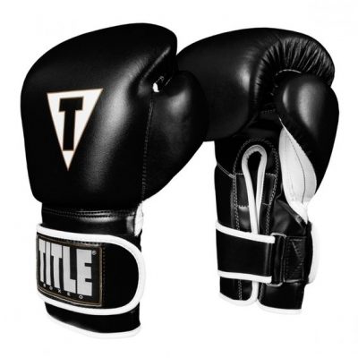Перчатки боксерские TITLE Boxeo Mexican Leather Bag Gloves Tres Черный(Р¤РѕС‚Рѕ 1)