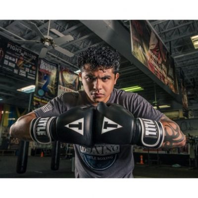 Перчатки боксерские TITLE Boxeo Mexican Leather Bag Gloves Tres Черный(Р¤РѕС‚Рѕ 2)