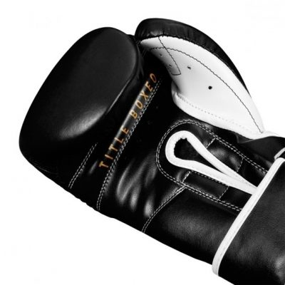 Перчатки боксерские TITLE Boxeo Mexican Leather Bag Gloves Tres Черный(Р¤РѕС‚Рѕ 4)