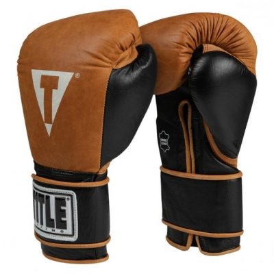 Перчатки боксерские TITLE Vintage Leather Training Gloves(Р¤РѕС‚Рѕ 1)