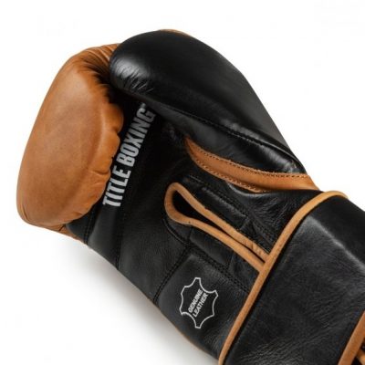 Перчатки боксерские TITLE Vintage Leather Training Gloves(Р¤РѕС‚Рѕ 3)