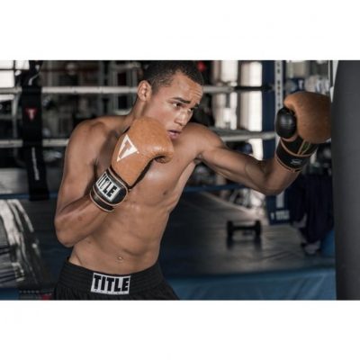 Перчатки боксерские TITLE Vintage Leather Training Gloves(Р¤РѕС‚Рѕ 4)
