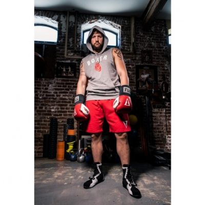 Безрукавка TITLE Boxing Boxer Muscle Hoody Tee Серый(Р¤РѕС‚Рѕ 2)