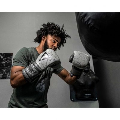 Перчатки боксерские TITLE Roberto Duran Stone Leather Training Gloves(Р¤РѕС‚Рѕ 2)