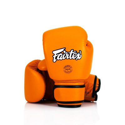 Перчатки боксерские Fairtex Real Leather Boxing Gloves Оранжевый(Р¤РѕС‚Рѕ 1)