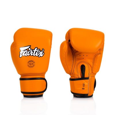 Перчатки боксерские Fairtex Real Leather Boxing Gloves Оранжевый(Р¤РѕС‚Рѕ 2)