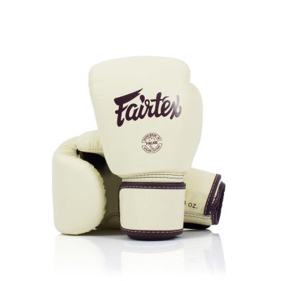 Перчатки боксерские Fairtex Real Leather Boxing Gloves Бежевый(Р¤РѕС‚Рѕ 1)