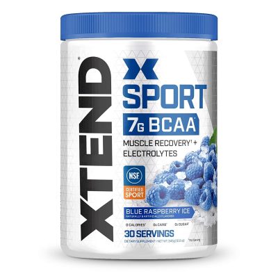 BCAA Xtend Sport 7G BCAA Голубая малина Ice 345 г(Р¤РѕС‚Рѕ 1)