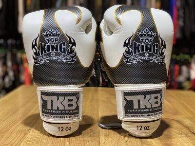Перчатки боксерские Top King Empower Creativity TKBGEM-01 Бел/Карб/Серебро(Р¤РѕС‚Рѕ 3)