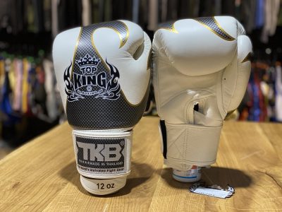 Перчатки боксерские Top King Empower Creativity TKBGEM-01 Бел/Карб/Серебро(Р¤РѕС‚Рѕ 4)