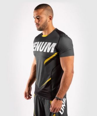Футболка тренировочная Venum ONE FC Impact Dry Tech Серый/Желтый(Р¤РѕС‚Рѕ 3)