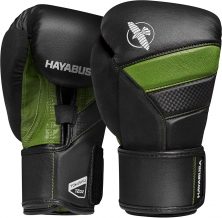 Замовити Боксерские перчатки Hayabusa T3 Kanpeki Черный/Зеленый