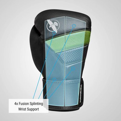 Боксерские перчатки Hayabusa T3 Kanpeki Черный/Зеленый(Р¤РѕС‚Рѕ 2)