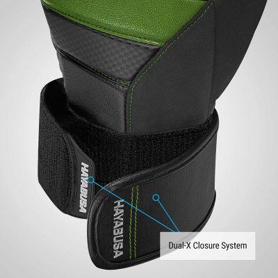 Боксерские перчатки Hayabusa T3 Kanpeki Черный/Зеленый(Р¤РѕС‚Рѕ 3)