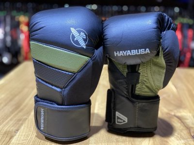 Боксерские перчатки Hayabusa T3 Kanpeki Черный/Зеленый(Р¤РѕС‚Рѕ 9)