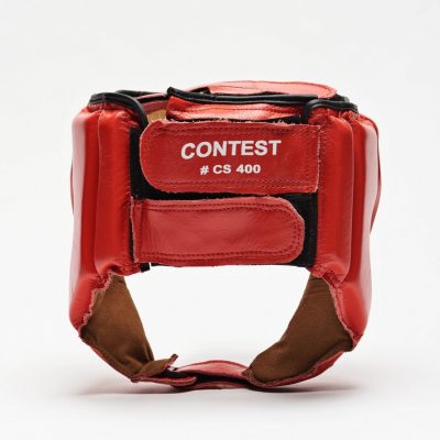 Шлем боксерский Leone Headgears Contest Headgear Красный(Р¤РѕС‚Рѕ 4)