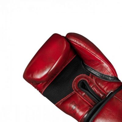 Перчатки боксерские TITLE Boxing Blood Red Leather Bag Gloves(Р¤РѕС‚Рѕ 5)