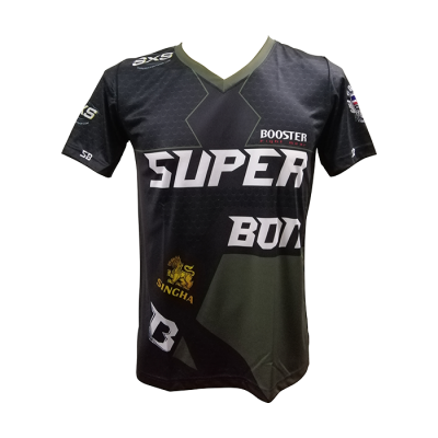 Футболка Booster Superbon Tee 1 Aerodry Черный/Зеленый(Р¤РѕС‚Рѕ 1)