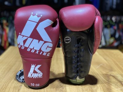 Боксерские перчатки шнуровка King Pro Boxing kpb/bg lages 2 Бордо(Р¤РѕС‚Рѕ 1)
