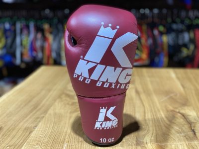 Боксерские перчатки шнуровка King Pro Boxing kpb/bg lages 2 Бордо(Р¤РѕС‚Рѕ 6)