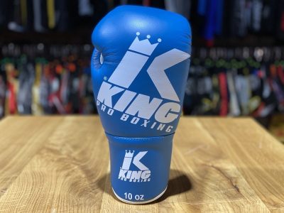 Боксерские перчатки шнуровка King Pro Boxing kpb/bg lages 1 Синий(Р¤РѕС‚Рѕ 3)