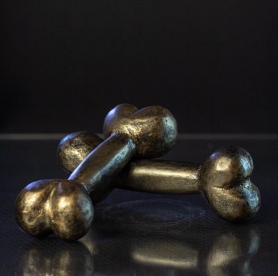 Кости (пара гантелей) чугунные дизайнерские гантели 2х3 кг(Р¤РѕС‚Рѕ 1)