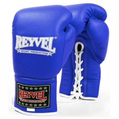 Боксерские перчатки на шнуровке Reyvel Pro(Р¤РѕС‚Рѕ 2)