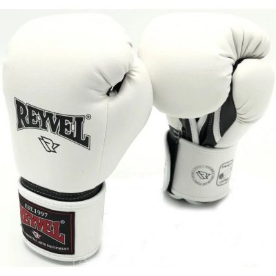Боксерские перчатки Reyvel Fortuna увеличенные винил Белый(Р¤РѕС‚Рѕ 1)