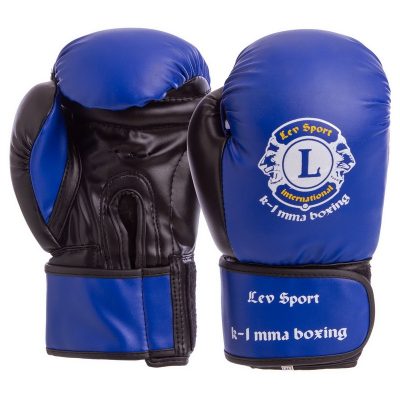 Перчатки боксерские Стрейч на липучке Лев UR LV-4281 (р-р 10-12oz, цвета в ассортименте)(Фото 1)