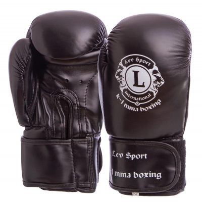 Перчатки боксерские Стрейч на липучке Лев UR LV-4281 (р-р 10-12oz, цвета в ассортименте)(Фото 2)