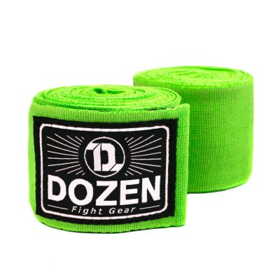 Боксерские бинты полуэластичные Dozen Monochrom Green-Lime(Р¤РѕС‚Рѕ 1)