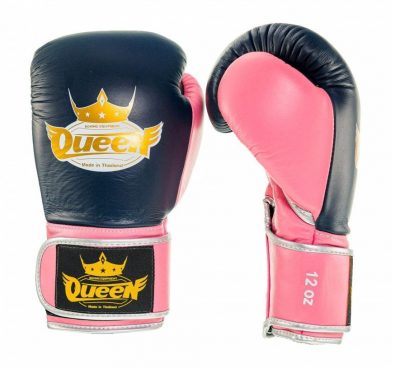  Перчатки боксерские Queen Boxing Gloves Pro 4 Синий/Розовый(Р¤РѕС‚Рѕ 1)
