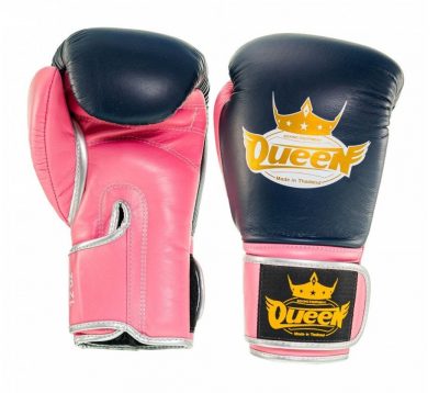  Перчатки боксерские Queen Boxing Gloves Pro 4 Синий/Розовый(Р¤РѕС‚Рѕ 2)