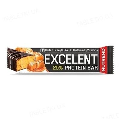 Протеиновый Батончик Nutrend Excelent 25% protein bar Солёная карамель 85г(Р¤РѕС‚Рѕ 1)