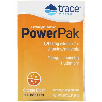 Trace Minerals Research PowerPak Электролит для повышения выносливости со вкусом апельсина 4.8 г(Р¤РѕС‚Рѕ 1)