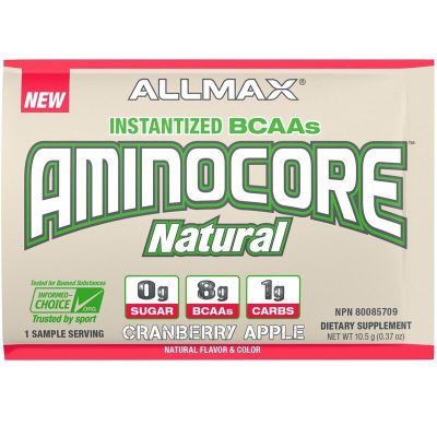 ALLMAX Nutrition AMINOCORE Natural Аминокислота со вкусом яблока 10.5 г.(Р¤РѕС‚Рѕ 1)