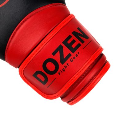 Боксерские перчатки Dozen Dual Impact Training Boxing Gloves Черный/Красный(Р¤РѕС‚Рѕ 7)