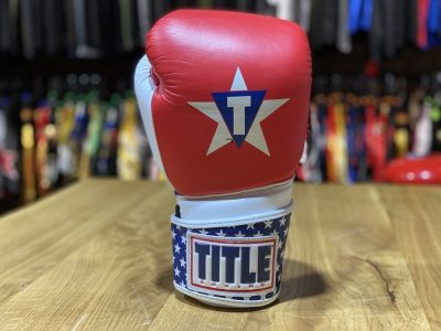 Боксерские перчатки TITLE USA Leather Bag Gloves(Р¤РѕС‚Рѕ 8)