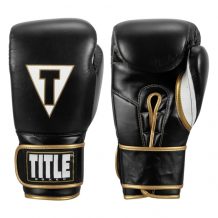 Замовити Перчатки боксерские TITLE Boxeo Mexican Leather Training Gloves Quatro Черный