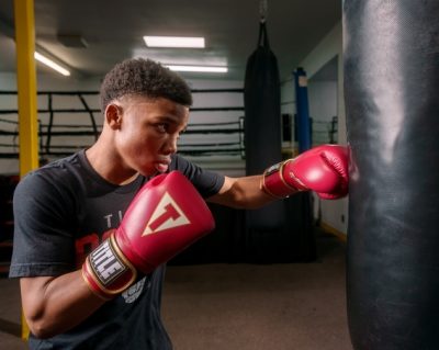 Перчатки боксерские TITLE Boxeo Mexican Leather Training Gloves Quatro Бордо(Р¤РѕС‚Рѕ 8)