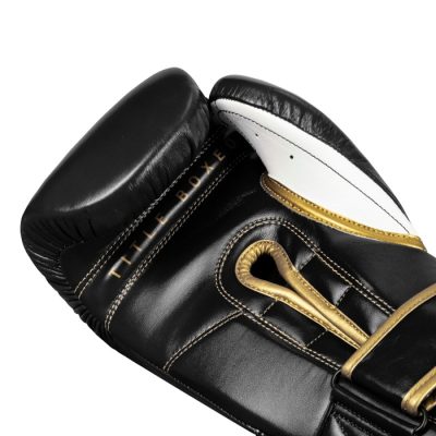 Перчатки боксерские TITLE Boxeo Mexican Leather Bag Gloves Quatro Черный(Р¤РѕС‚Рѕ 5)