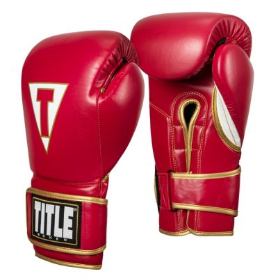 Перчатки боксерские TITLE Boxeo Mexican Leather Bag Gloves Quatro Бордо(Р¤РѕС‚Рѕ 1)