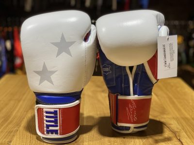 Перчатки боксерские TITLE Roberto Duran Limited Leather Bag Gloves(Р¤РѕС‚Рѕ 7)